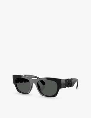 Versace Womens  Ve4479u Pillow-frame Acetate Sunglasses In Black