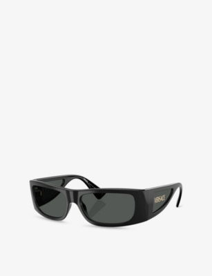 Versace Womens  Ve4482 Pillow-frame Acetate Sunglasses In Black