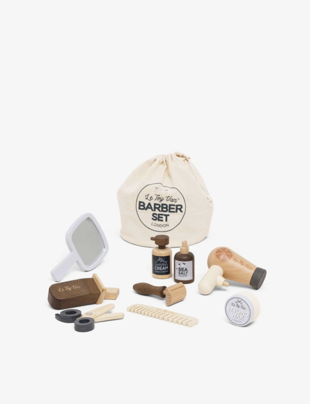 Hairdresser and Barber wooden playset