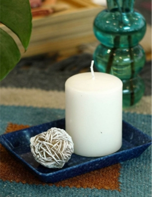 HIGHTIDE: Marbled small melamine desk tray 15.5cm