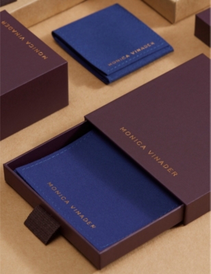 MONICA VINADER: Nura Wrap medium sterling-silver and 0.114ct brilliant-cut lab-grown diamond hoop earrings