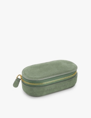 MONICA VINADER: Oval mini suede jewellery box