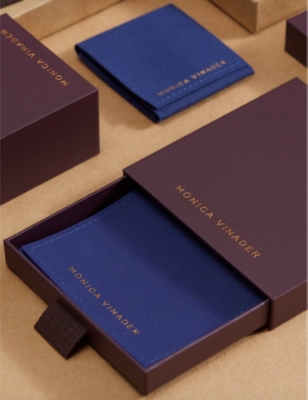 MONICA VINADER: Tapered Small sterling silver hoop earrings