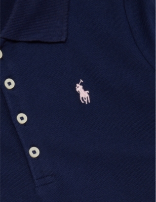Polo Ralph Lauren Toddler Girls Polo Dress In Refined Navy