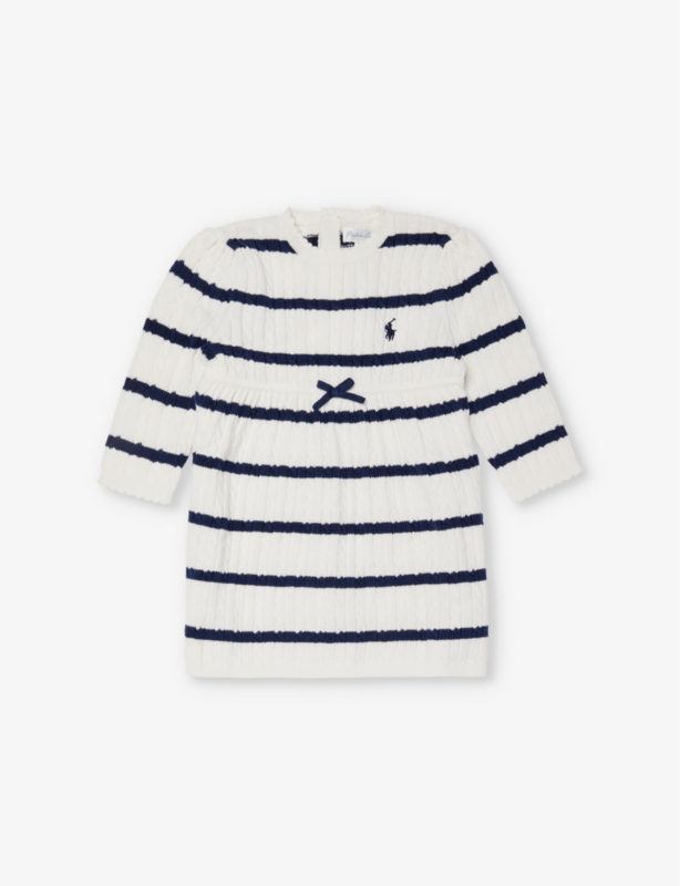 Girls' Stripped Cotton Dress