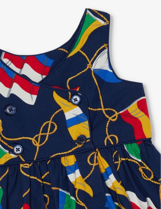 Girls' Printed Cotton Dress