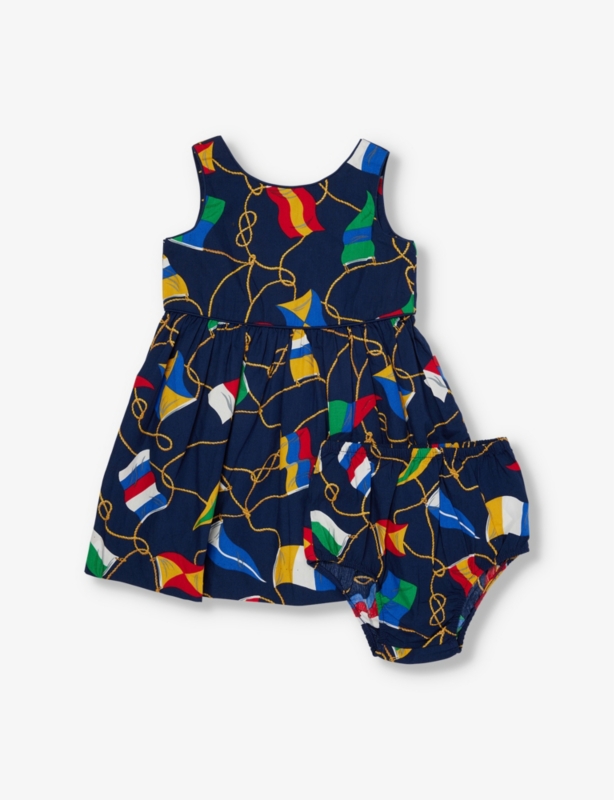 Girls' Printed Cotton Dress