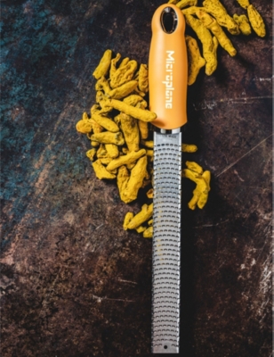 MICROPLANE MUSTARD YELLOW PREMIUM STAINLESS-STEEL ZESTER 32.5CM 