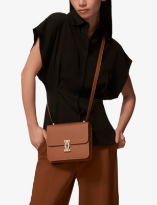 CARTIER: C de Cartier mini leather cross-body bag