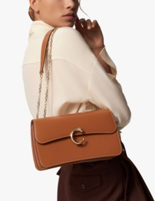 CARTIER: Panthère de Cartier Chain small leather cross-body bag