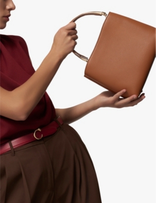 CARTIER: Panthère de Cartier small leather top-handle bag