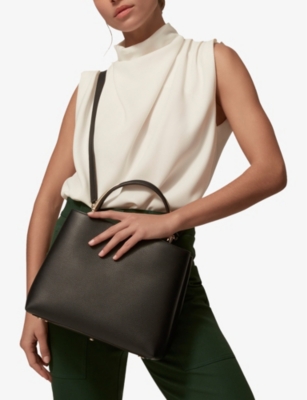 CARTIER: Panthère de Cartier medium leather top-handle bag