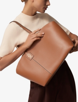 CARTIER: C de Cartier leather tote bag