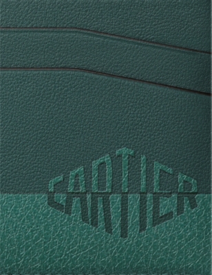 CARTIER: Losange Shadow leather cardholder