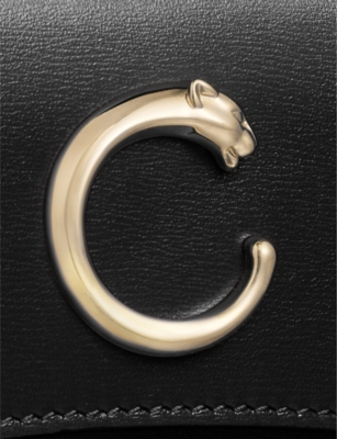 CARTIER: Panthère de Cartier Micro leather cross-body bag