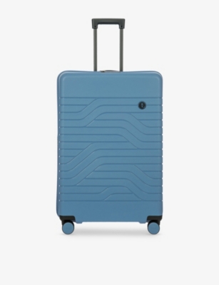 By By Brics Grey Blue Ulisse Four-wheel Xl Expandable Trolley Hard-shell Suitcase 79cm