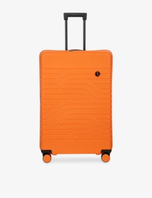By By Brics Orange Ulisse Four-wheel Xl Trolley Hard-shell Suitcase 79cm