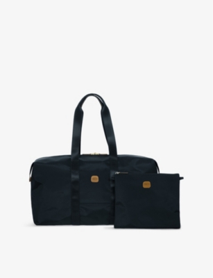 Bric's Ocean Blue Folding Nylon Holdall Bag In Ocean Blue