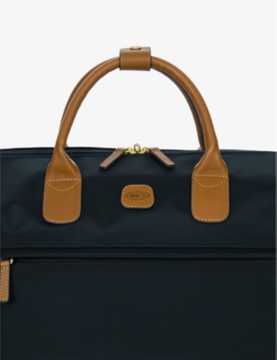 Bric's Ocean Blue X-travel Logo-patch Medium Woven Holdall 55cm In Ocean Blue