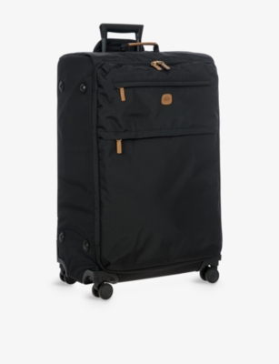 Bric's Black X-travel Four-wheel Recycled-polyamide Suitcase 77cm In Black