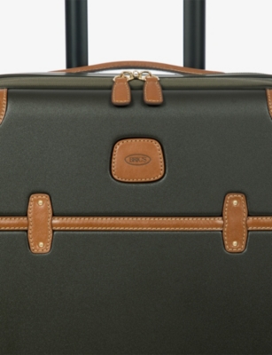 Bric's Olive Business Usb-plug-in Polycarbonate Cabin Suitcase In Olive