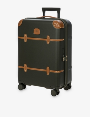 BRIC'S OLIVE BELLAGIO FOUR-WHEEL RECYCLED-POLYCARBONATE CABIN SUITCASE 55CM 