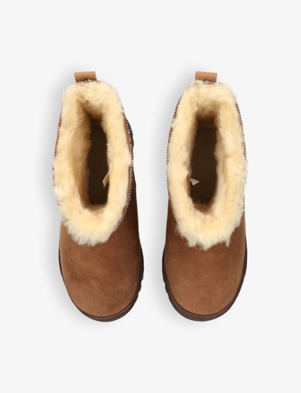 Classic Mini Trailgrazer suede and shearling ankle boots