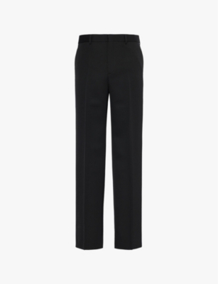 Mens Gucci Regular-fit wide-leg wool trousers