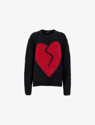 ALLSAINTS: Crewneck Wool-Blend Jumper