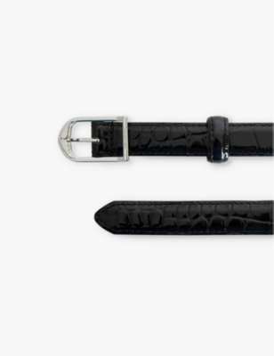 ZADIG&VOLTAIRE: Rise croc-embossed leather belt