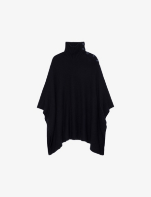 ZADIG&VOLTAIRE: Palma funnel-neckcashmere poncho