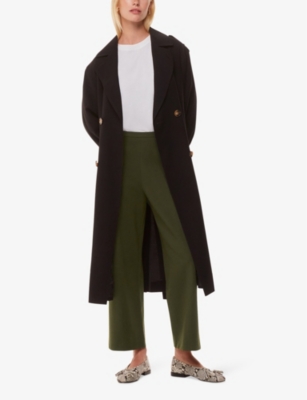 WHISTLES: Camilla wide-leg high-rise stretch-woven trousers