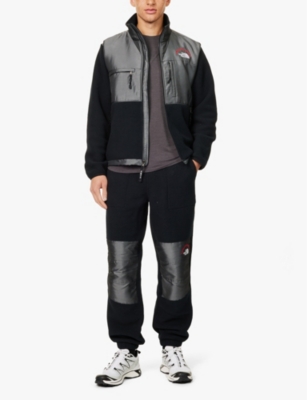 The North Face Mens  Retro Denali Relaxed-fit Fleece Jogging Bottoms In Nf Black/moons