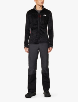 THE NORTH FACE MENS ALPEDGE POLARTEC HIGH LOFT MOISTURE-WICKING WOVEN JACKET TNF BLACK/ANTHR XXL 