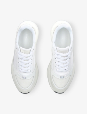 ARNE: Technical Runner Leather Suede and Mesh Low-Top Trainers
