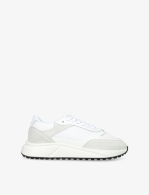 ARNE: Technical Runner Leather Suede and Mesh Low-Top Trainers