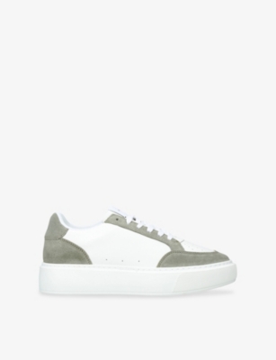ARNE: Court 2.0 Leather and Suede Low-Top Trainers