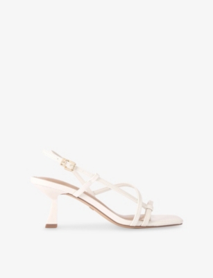 KG KURT GEIGER: Sierra Faux-Leather Heeled Sandals