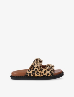 KG KURT GEIGER: Posie Leather Sandals