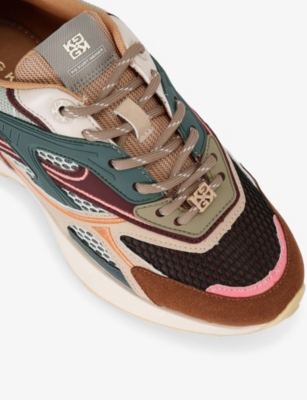 Kg Kurt Geiger Womens  Lavish Panelled Low-top Woven Trainers In Mult/other