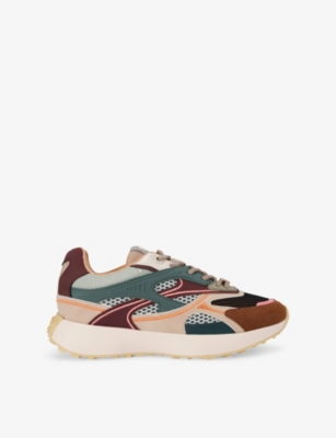 Kg Kurt Geiger Womens  Lavish Panelled Low-top Woven Trainers In Mult/other