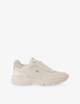 KG KURT GEIGER: Latest Faux-Leather Low-Top Trainers