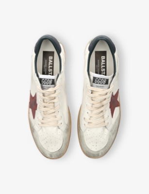 GOLDEN GOOSE: Ballstar Leather Low-Top Trainers