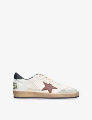 GOLDEN GOOSE: Ballstar Leather Low-Top Trainers