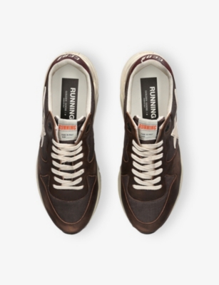 GOLDEN GOOSE: Men's Running Sole Leather Low-Top Trainers