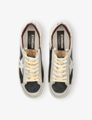 GOLDEN GOOSE: Men’s Stardan leather low-top trainers