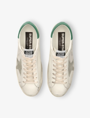 Golden Goose Mens White/comb Men's Superstar Leather Low-top Trainers Eur 46 / 12 Uk In White/comb
