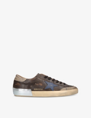GOLDEN GOOSE: Super-Star Leather Low-Top Trainers