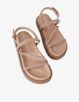 KG KURT GEIGER: Savanna Faux-Leather Sandals