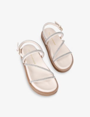 KG KURT GEIGER: Savanna Faux-Leather Sandals